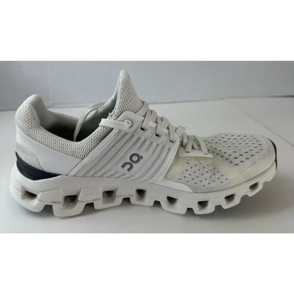 On Cloud Cloudswift Sneakers Glacier White Lace Up Running Shoes Women's 7.5 - Picture 8 of 13
